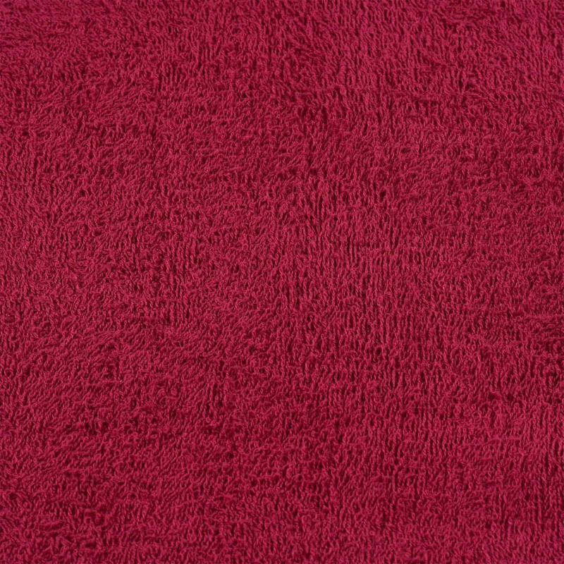 vidaXL dvieļi, FROGN, 4 gab., bordo, 100x200 cm, 360 g-m²