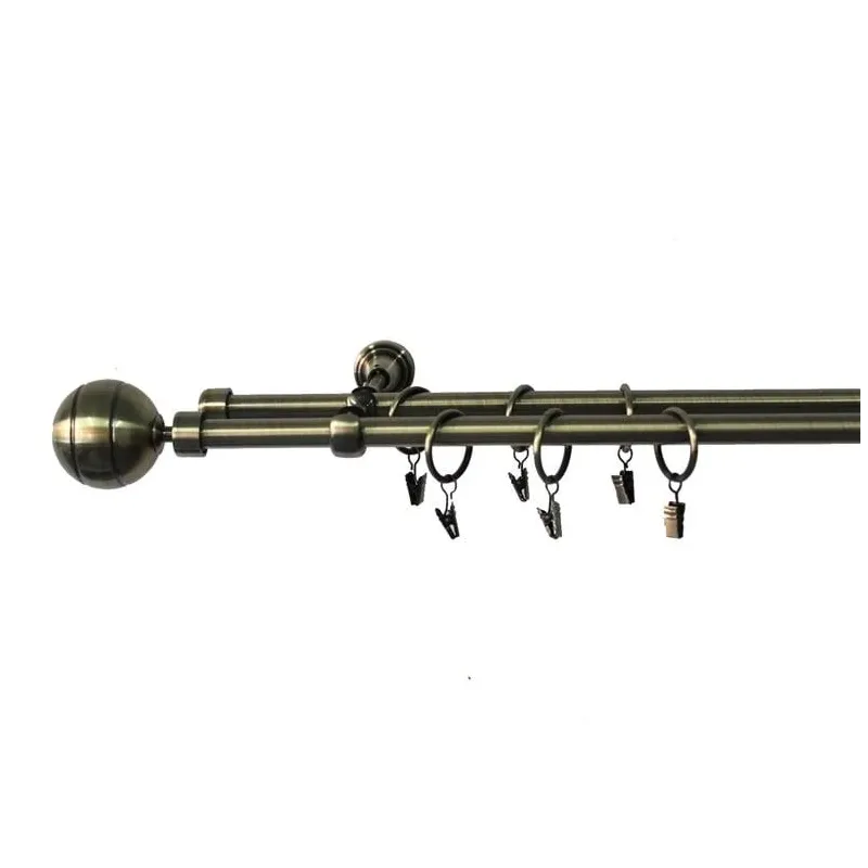 Dubultā karnīša komplekts Domoletti. 240 cm. DIA 19 mm