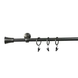 Single curtain rod set Domoletti. 300 cm. DIA 19 mm