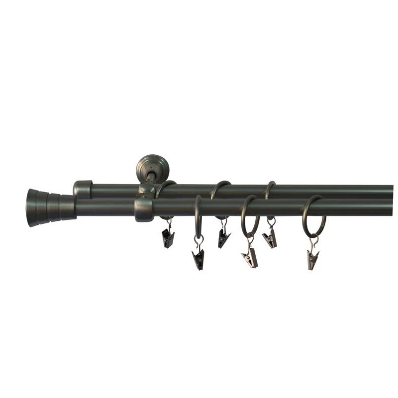 Domoletti divkāršu karnīšu komplekts. 180 cm. DIA 19 mm