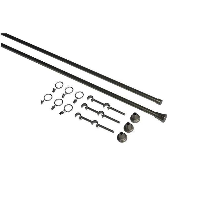 Domoletti divkāršu karnīšu komplekts. 240 cm. DIA 19 mm