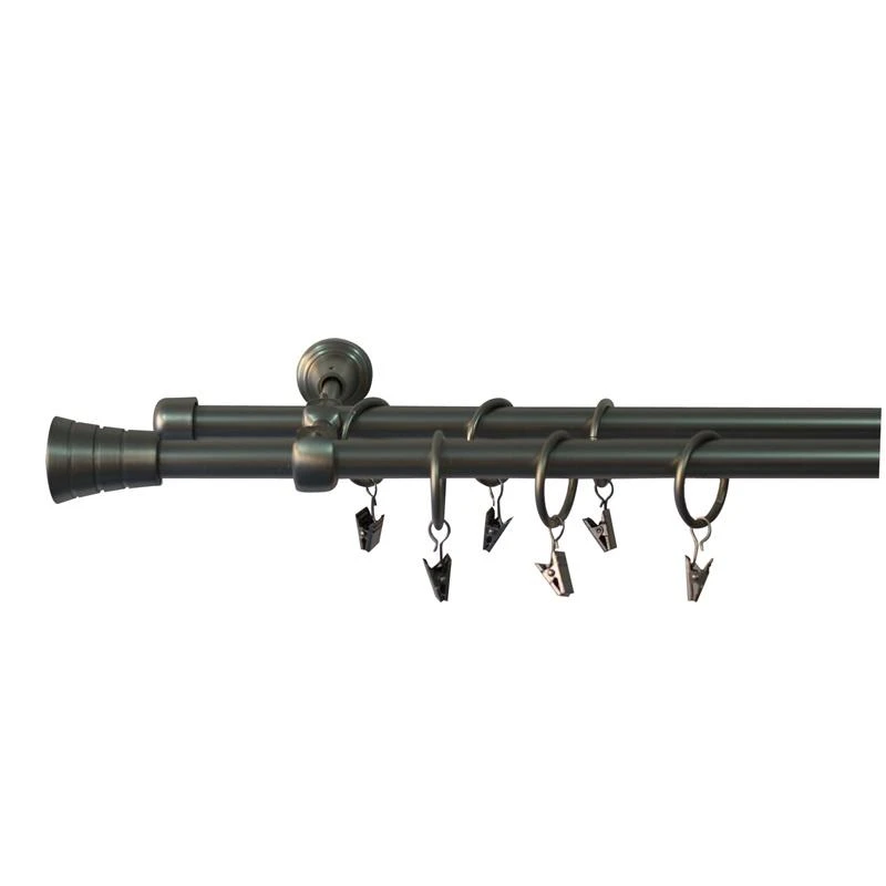 Dubultā karnīzes komplekts Domoletti, 300 cm, DIA19 mm