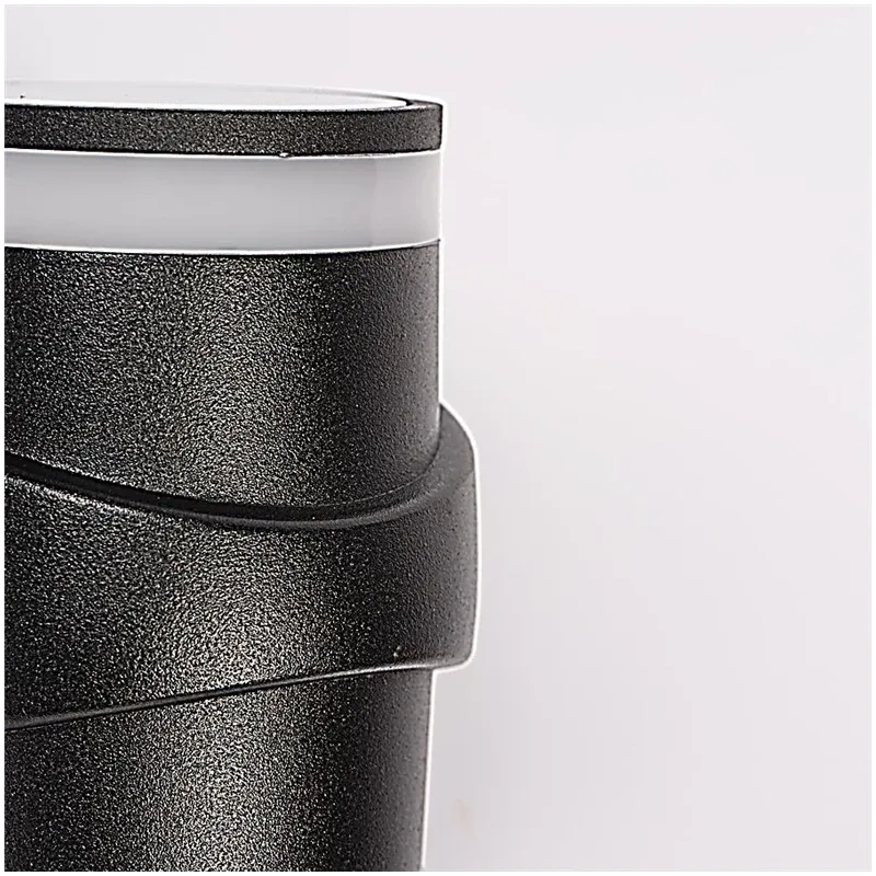 Õue seinavalgusti Domoletti Effection ELED-635, 6W, LED, IP54, must v., 13.5 cm x 15.5 cm