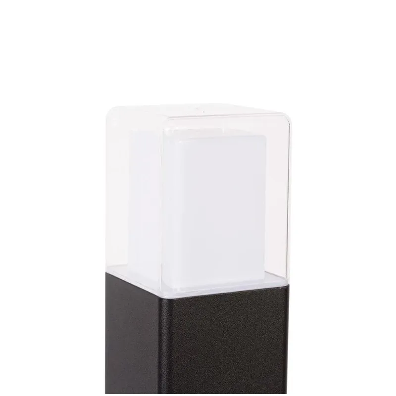 Brīvi stāvošs āra gaismeklis Domoletti Tower GPLED-328, 12W, LED, IP44, melna krās., 9 cm x 80 cm
