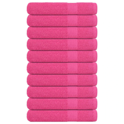 vidaXL pirts dvieļi, FROGN, 10 gab., rozā, 80x200 cm, 360 g-m²