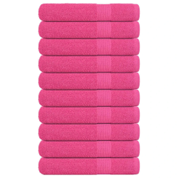 vidaXL dvieļi, FROGN, 10 gab., rozā, 100x200 cm, 360 g-m²