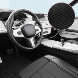 vidaXL automašīnu plēve, 3D, melna, 100x150 cm