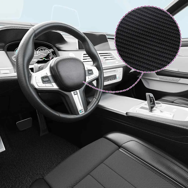 vidaXL automašīnu plēves, 2 gab., 3D, melnas, 100x150 cm