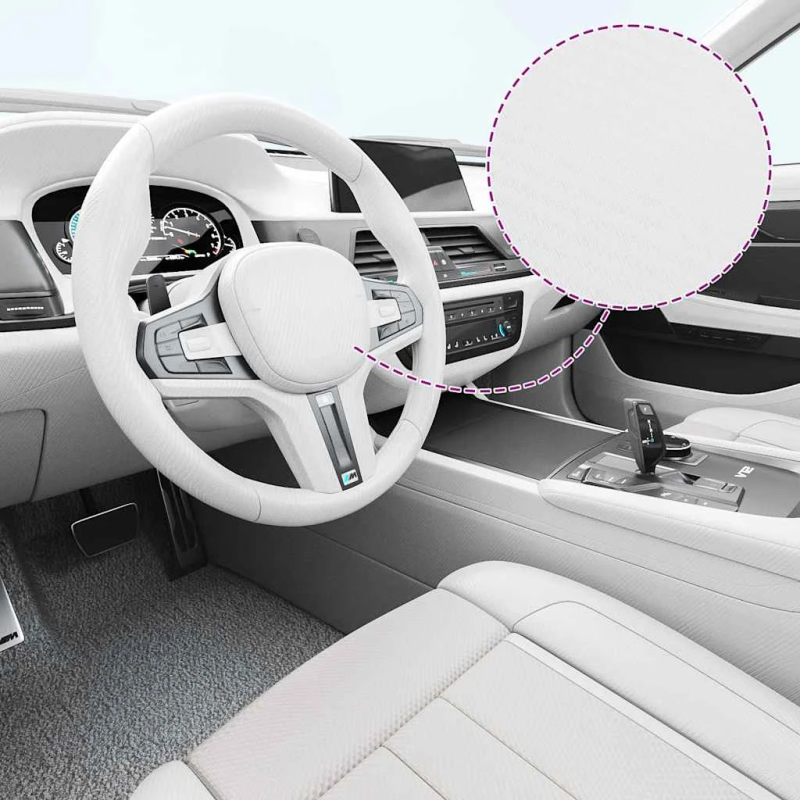 vidaXL automašīnu plēve, 3D, balta, 100x150 cm