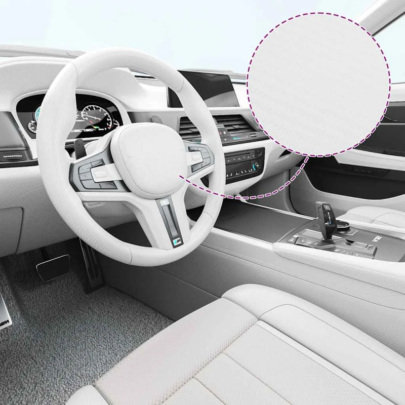 vidaXL automašīnu plēves, 2 gab., 3D, baltas, 100x150 cm