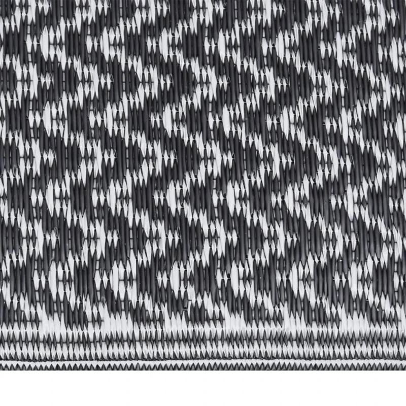 vidaXL āra paklājs, ARAKIL melns, 140x200 cm, PP