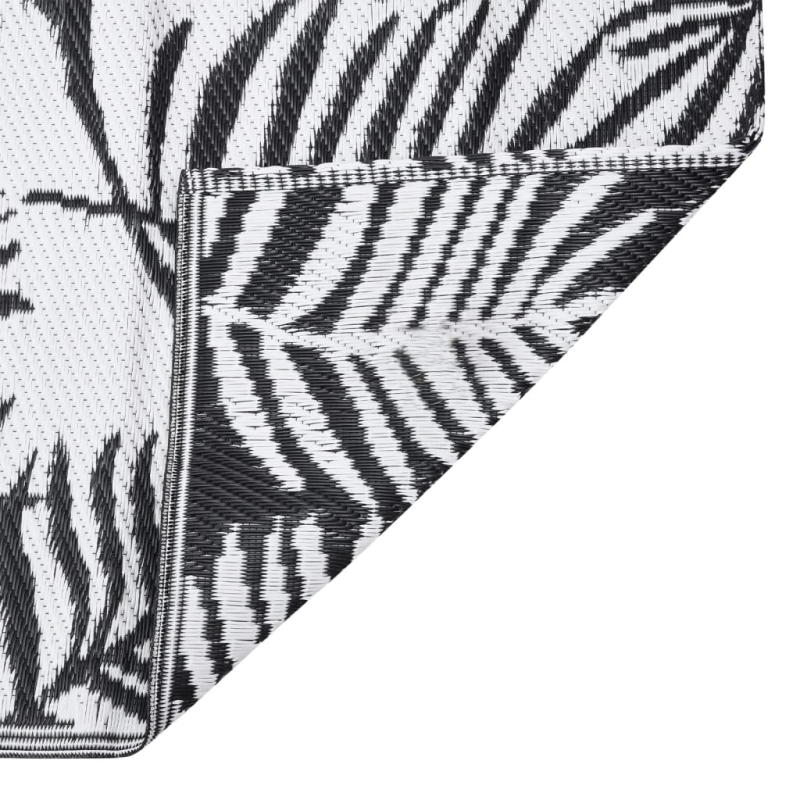 vidaXL āra paklājs, ARAKIL melns, 80x250 cm, PP