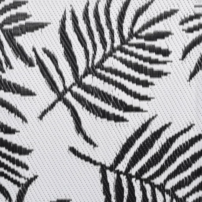 vidaXL āra paklājs, ARAKIL melns, 140x200 cm, PP