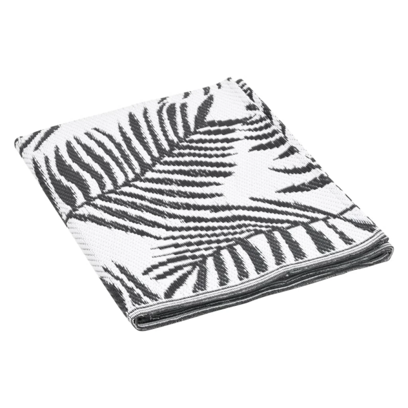 vidaXL āra paklājs, ARAKIL melns, 140x200 cm, PP