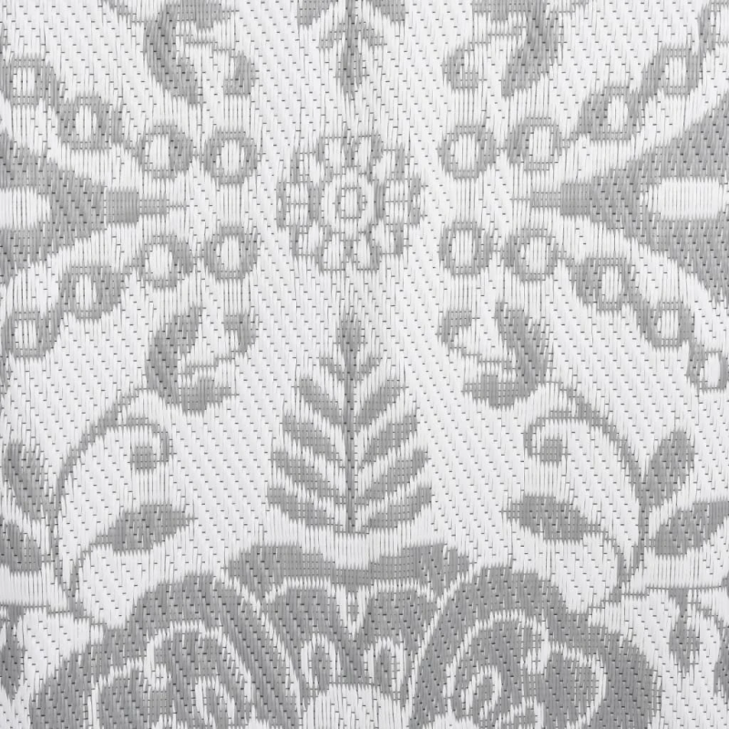 vidaXL Āra paklājs ARAKIL Gaiši pelēks 140x200 cm PP