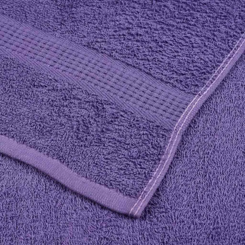 vidaXL 12 daļu dvieļu komplekts, FROGN, violets, 360 g-m²
