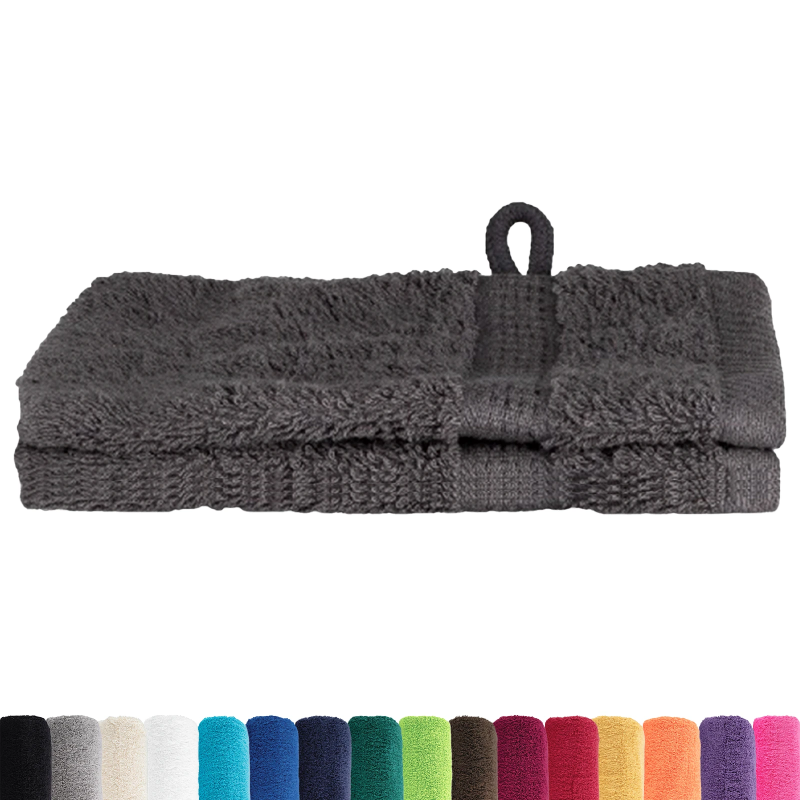 vidaXL Viesu dvielis SOLUND Antracīts Kokvilna