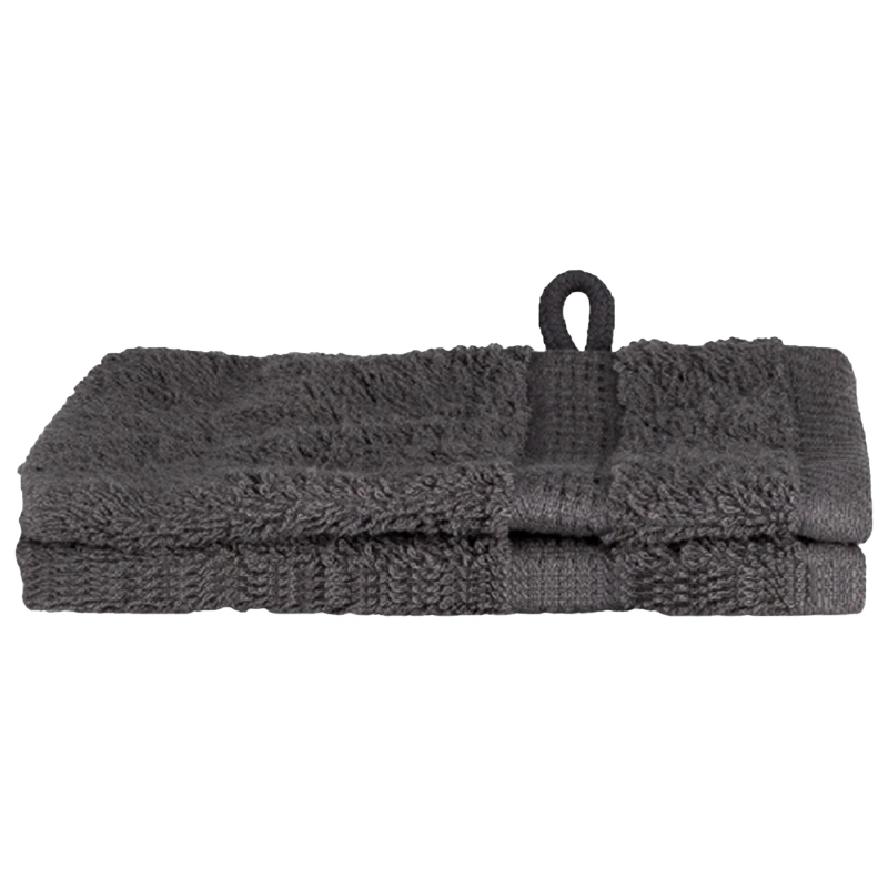 vidaXL Viesu dvielis SOLUND Antracīts Kokvilna