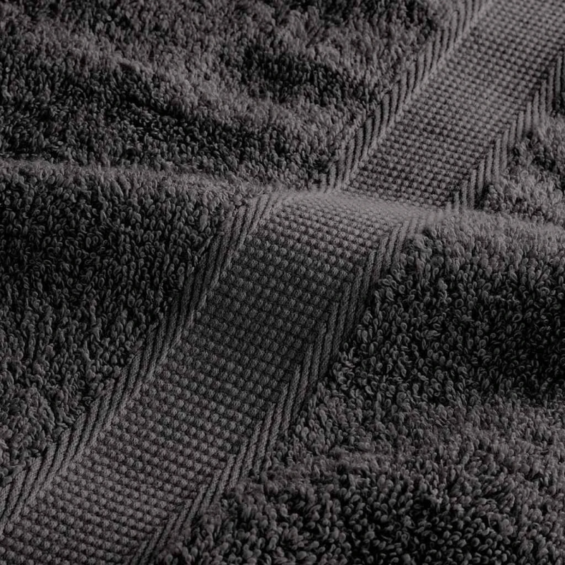 vidaXL Viesu dvielis SOLUND Antracīts Kokvilna