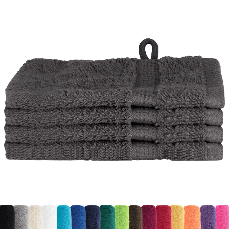 vidaXL Viesu dvielis SOLUND Antracīts Kokvilna