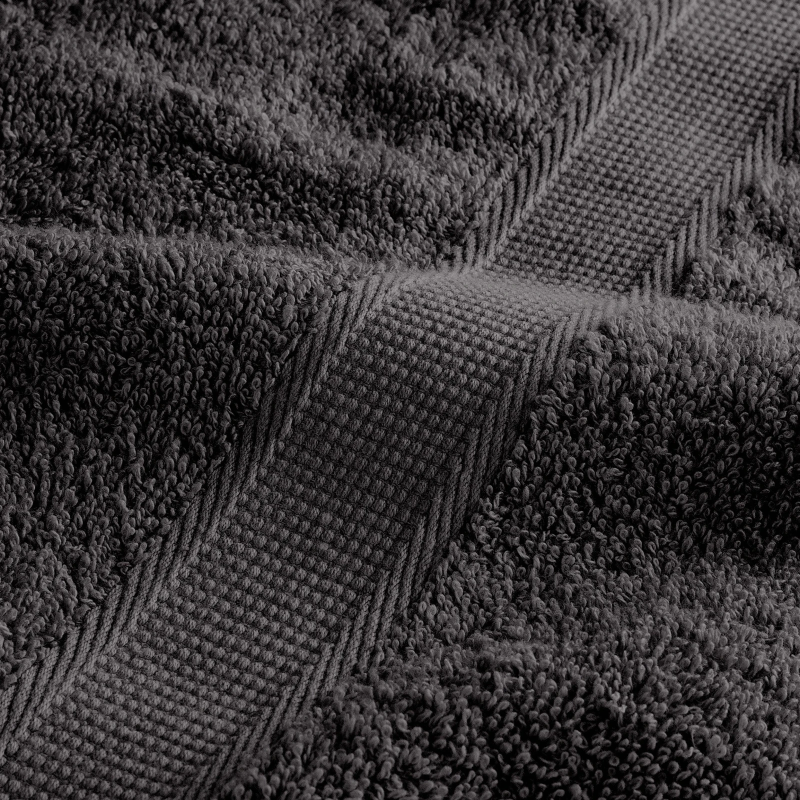 vidaXL Viesu dvielis SOLUND Antracīts Kokvilna