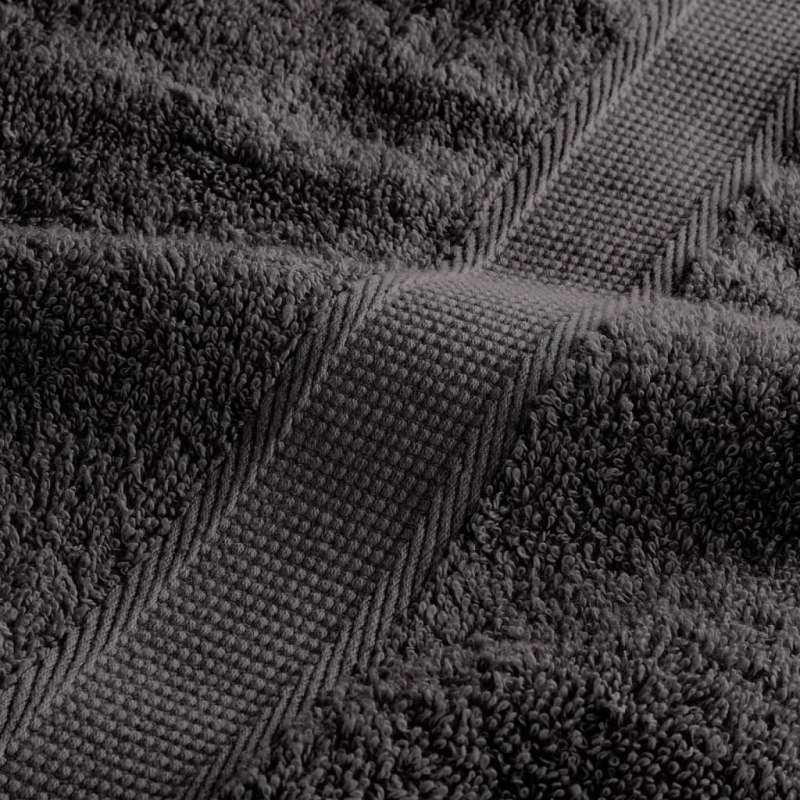 vidaXL viesu dvieļi, SOLUND, 50 gab., antracītpelēki, 30x50 cm, 600 gsm