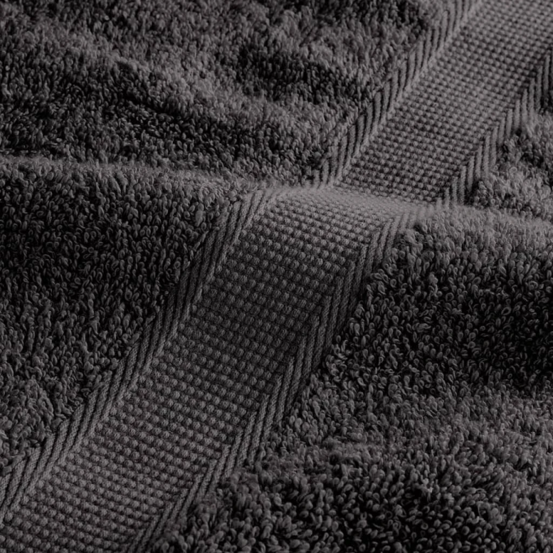 vidaXL pirts dvieļi, SOLUND, 4 gab., antracītpelēki, 80x200 cm, 600 gsm