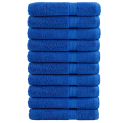 vidaXL pirts dvieļi, SOLUND, 10 gab., zili, 80x200 cm, 600gsm