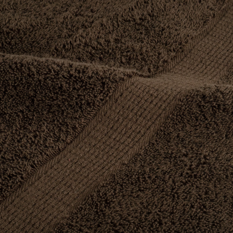 vidaXL Viesu dvielis SOLUND Brūna Kokvilna