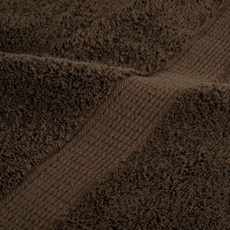 vidaXL vannas dvieļi, SOLUND, 10 gab., brūni, 100x150 cm, 600 gsm