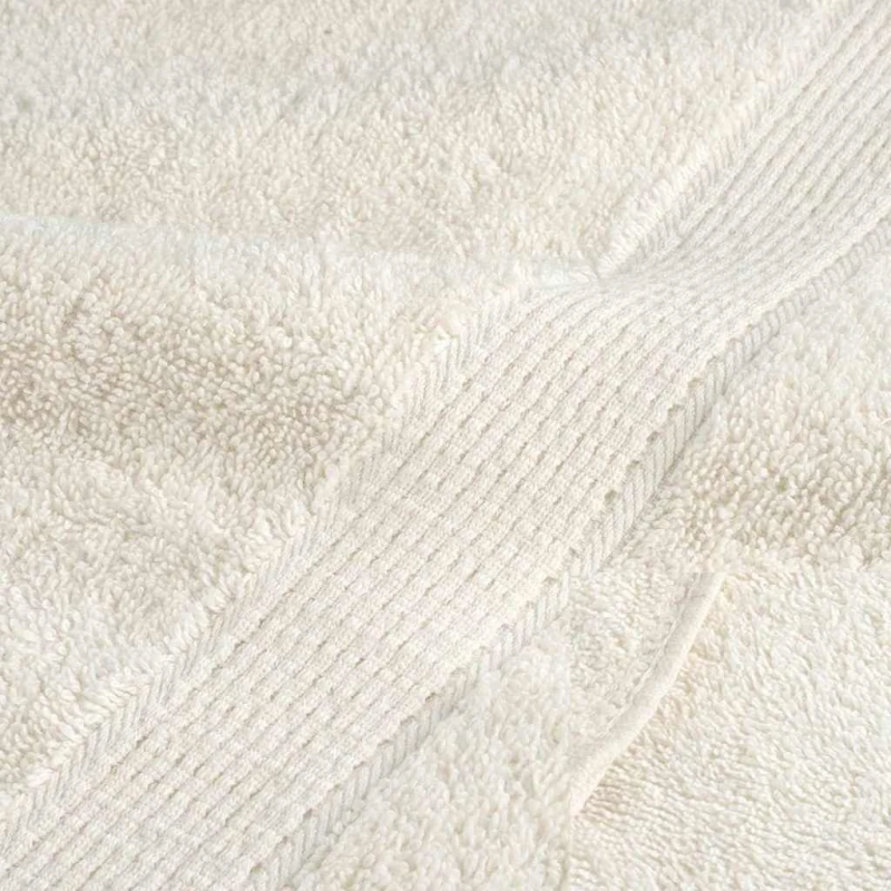 vidaXL Viesu dvielis SOLUND Krēmkrāsa Kokvilna