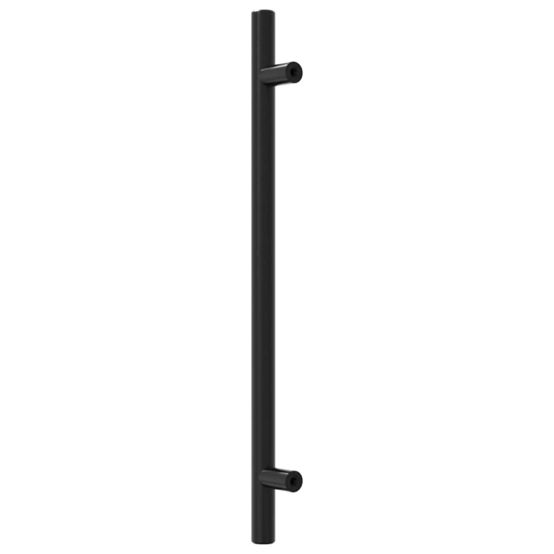 vidaXL skapja rokturi, 20 gab., melni, 192 mm, nerūsējošais tērauds