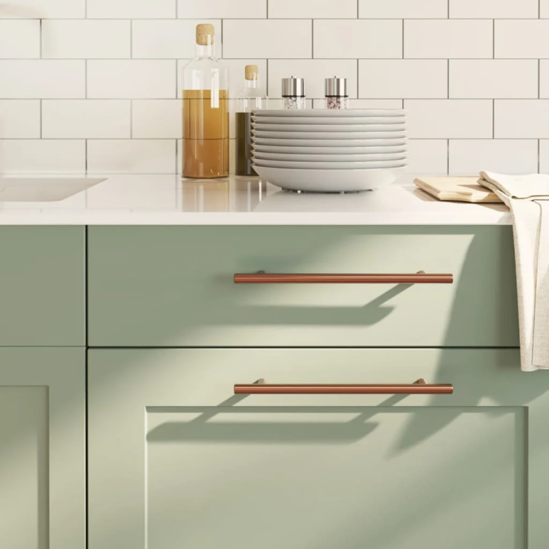 vidaXL skapja rokturi, 20 gab., bronzas, 192 mm, nerūsējošais tērauds