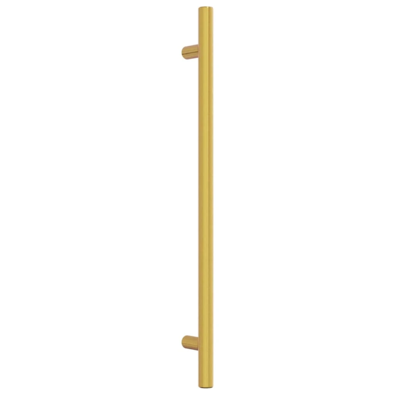 vidaXL skapja rokturi, 10 gab., zelta, 224 mm, nerūsējošais tērauds