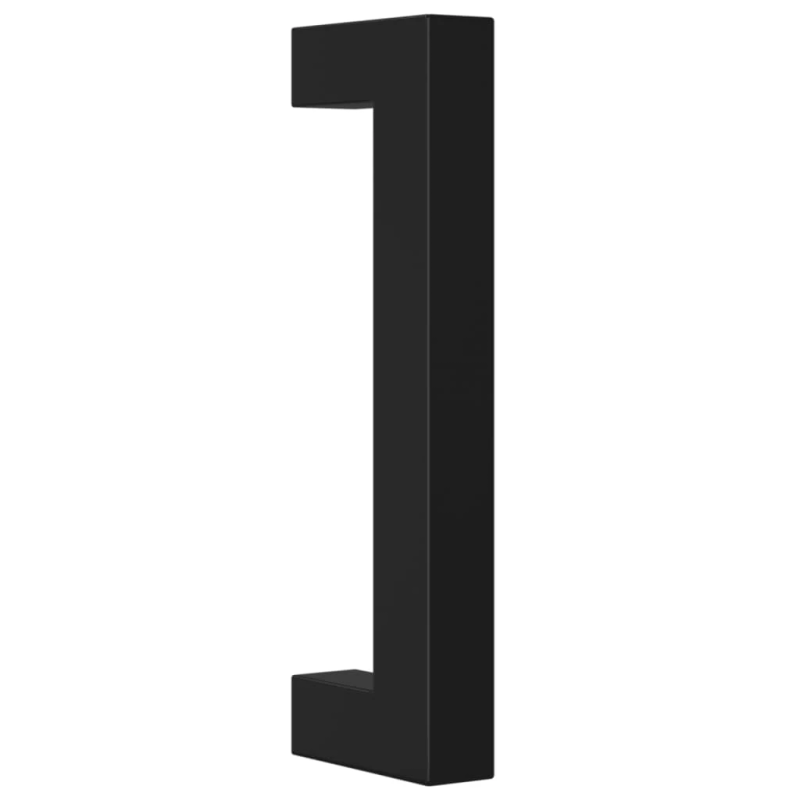 vidaXL skapja rokturi, 20 gab., melni, 96 mm, nerūsējošais tērauds