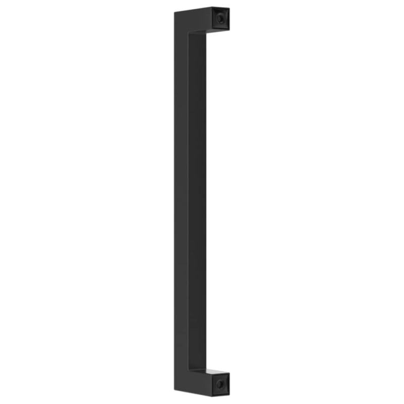 vidaXL skapja rokturi, 20 gab., melni, 192 mm, nerūsējošais tērauds