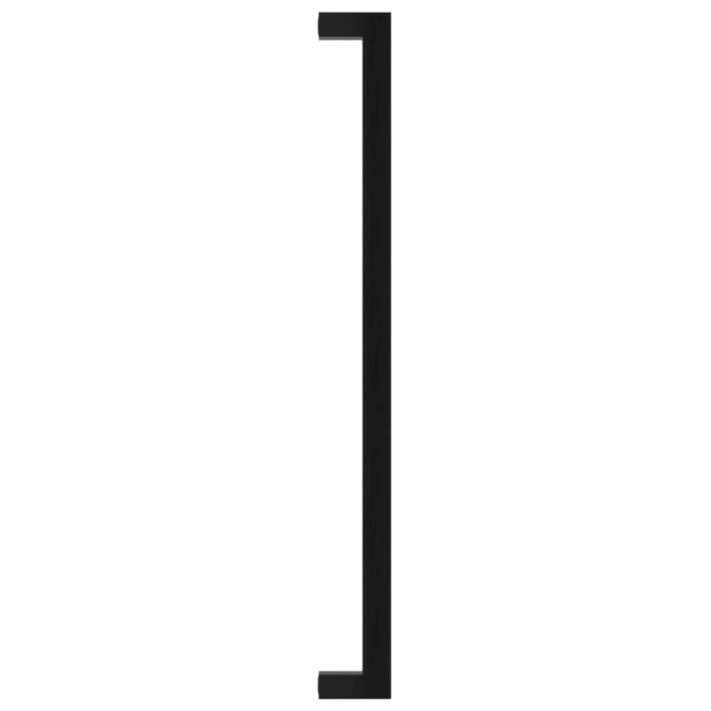 vidaXL skapja rokturi, 20 gab., melni, 320 mm, nerūsējošais tērauds