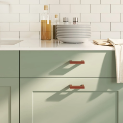 vidaXL skapja rokturi, 20 gab., bronzas, 64 mm, nerūsējošais tērauds