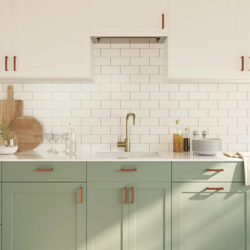 vidaXL skapja rokturi, 20 gab., bronzas, 96 mm, nerūsējošais tērauds