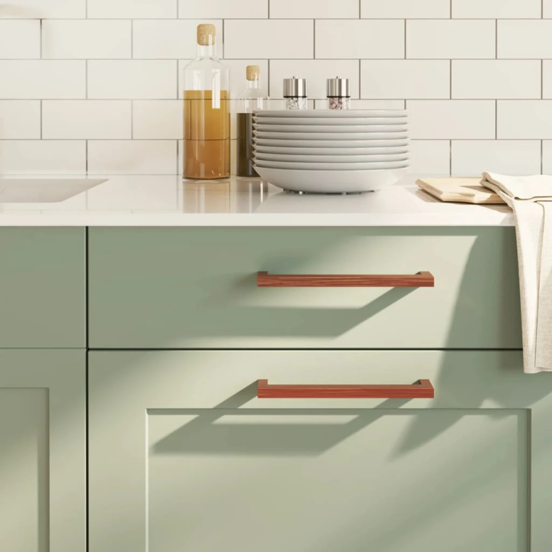 vidaXL skapja rokturi, 20 gab., bronzas, 192 mm, nerūsējošais tērauds