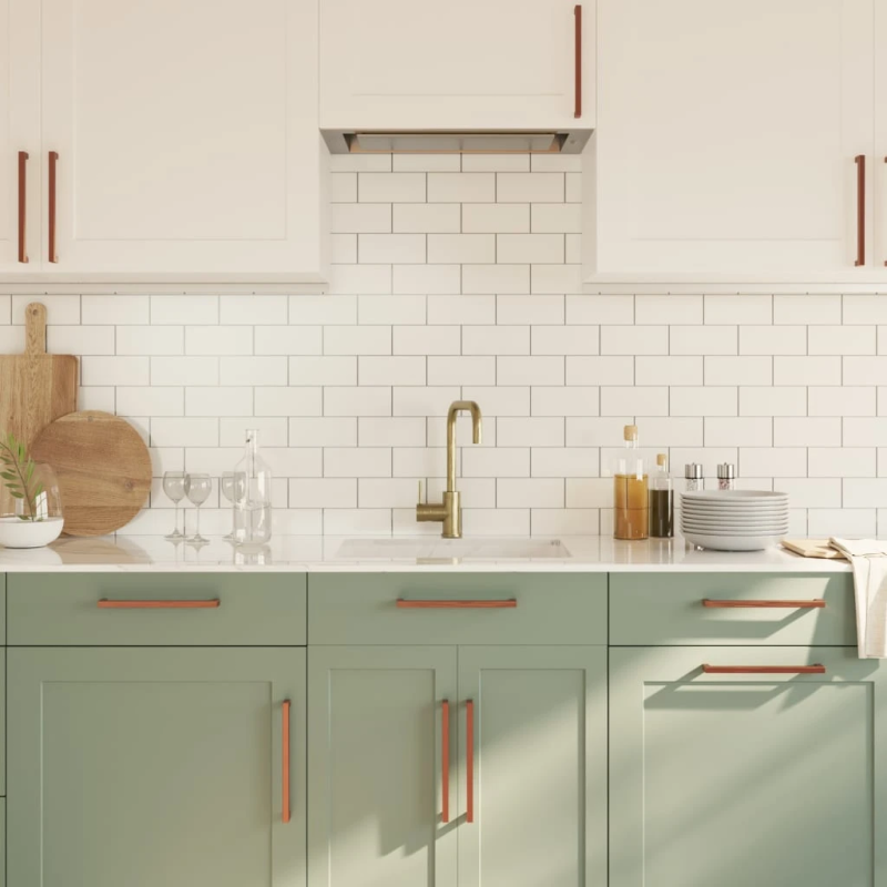 vidaXL skapja rokturi, 20 gab., bronzas, 224 mm, nerūsējošais tērauds