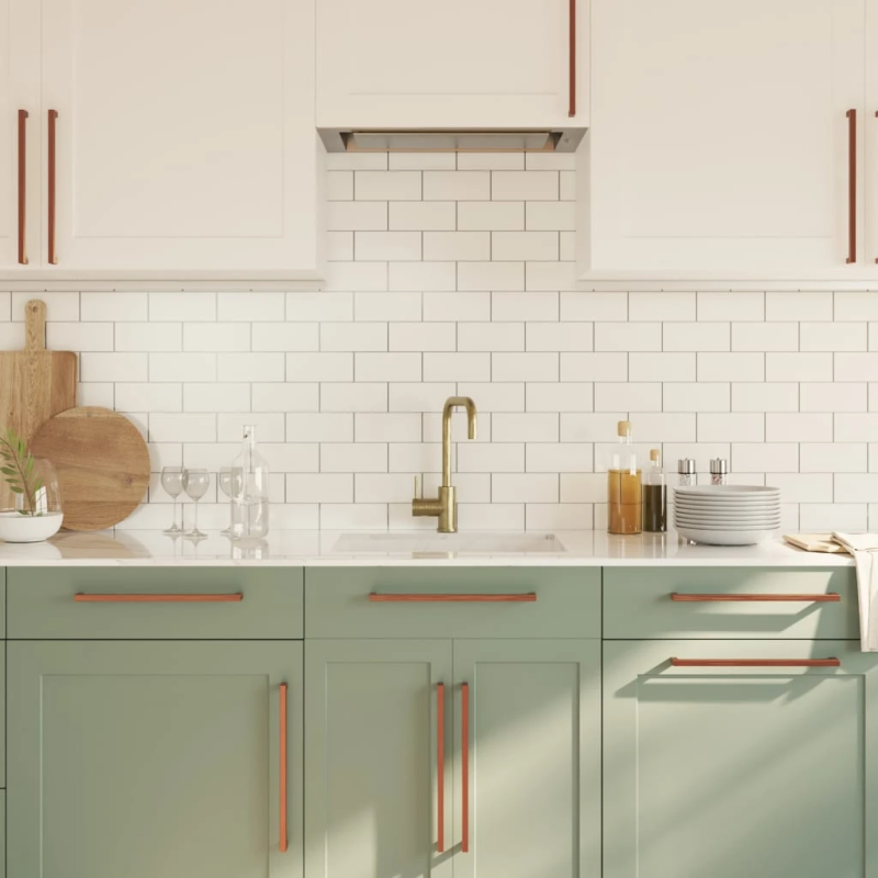 vidaXL skapja rokturi, 20 gab., bronzas, 320 mm, nerūsējošais tērauds