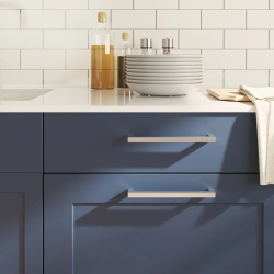 vidaXL skapja rokturi, 10 gab., sudraba, 192 mm, nerūsējošais tērauds