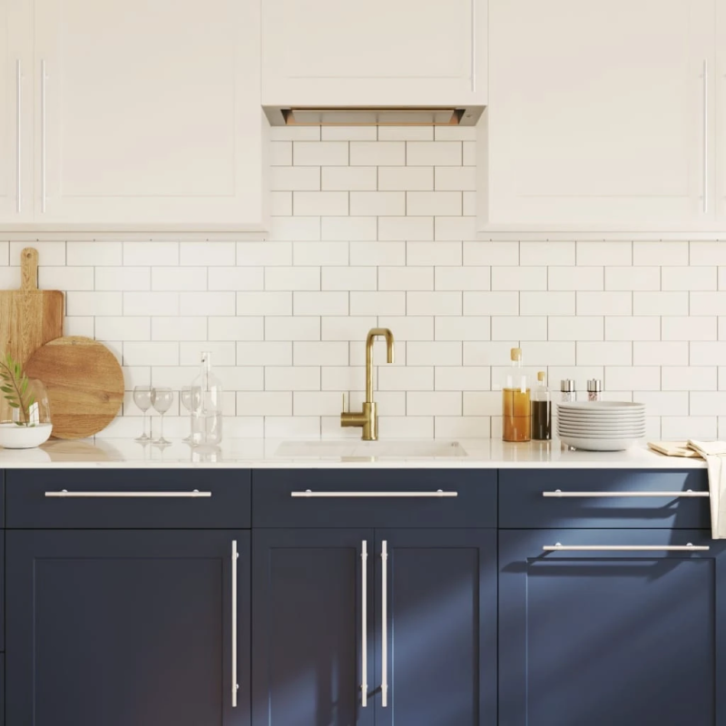 vidaXL skapja rokturi, 20 gab., sudraba, 320 mm, nerūsējošais tērauds