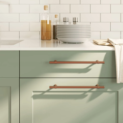 vidaXL skapja rokturi, 20 gab., bronzas, 224 mm, nerūsējošais tērauds