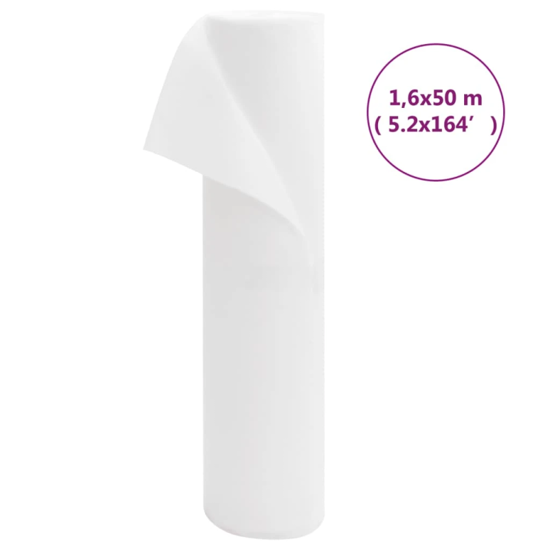 vidaXL augu pārsegs, 70 g-m², 50x1,6 m