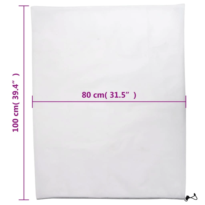 vidaXL augu pārsegi ar aukliņu, 4 gab., 70 g-m², 0,8x1 m