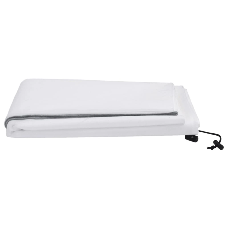vidaXL augu pārsegs ar rāvējslēdzēju., 70 g-m², flīss, 3,14x2,5 m