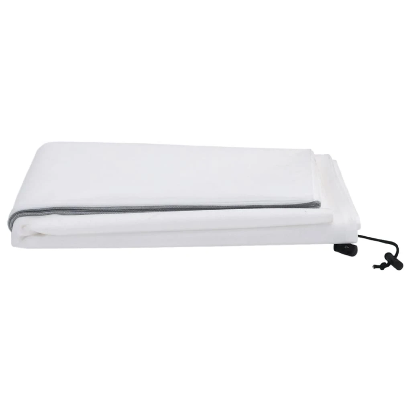 vidaXL augu pārsegs ar rāvējslēdzēju., 70 g-m², flīss, 3,93x3,5 m