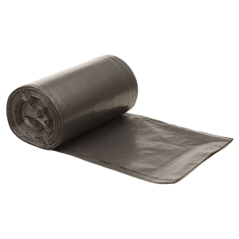 vidaXL atkritumu maisi, 250 gab., melni, 35 L